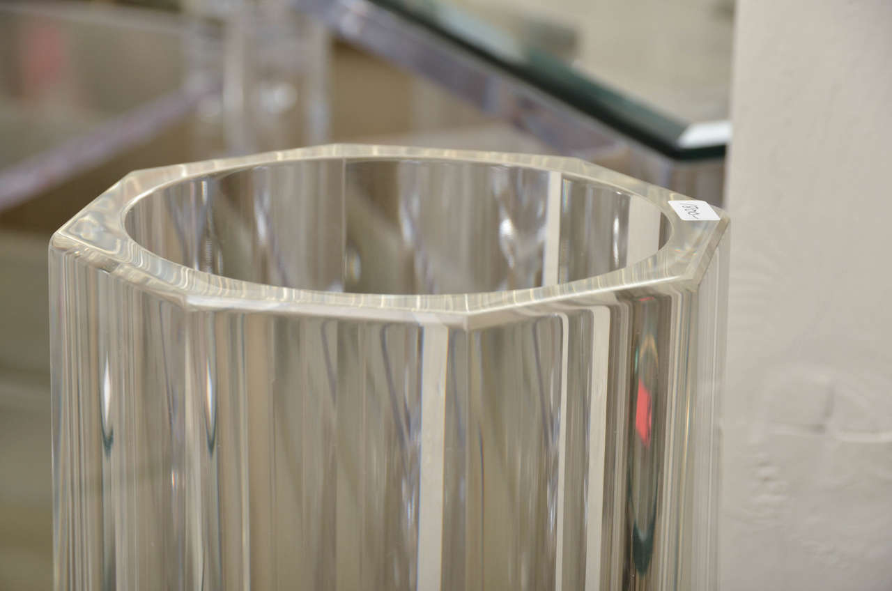 Mid-20th Century Rare Vintage Lucite Champagne Bucket