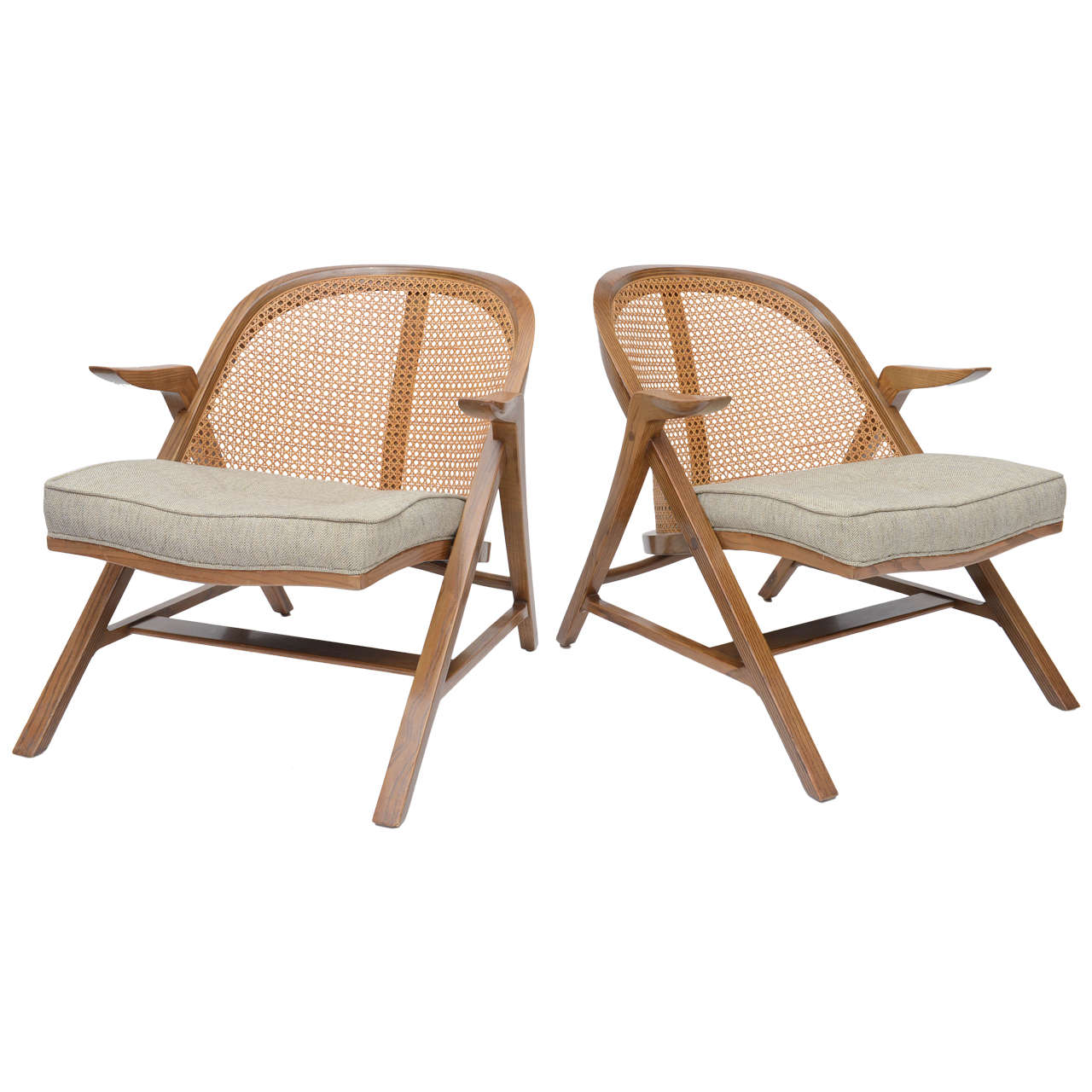 Edward Wormley A-Frame Lounge Chairs