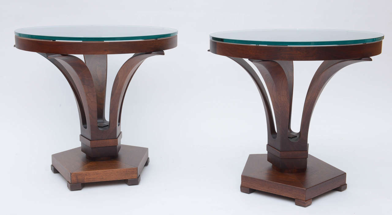 American Edward Wormley Tulip  Side Tables For Sale