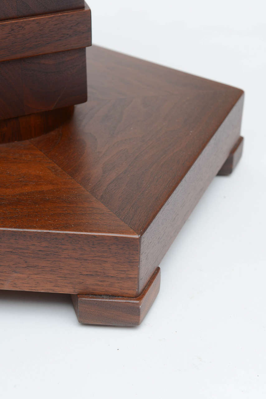 Mahogany Edward Wormley Tulip  Side Tables For Sale