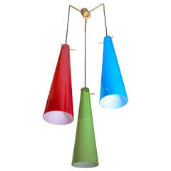 Colorful Chandelier by Vistosi Murano 4