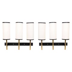 Elegant, Italian Three Light Wall Sconces