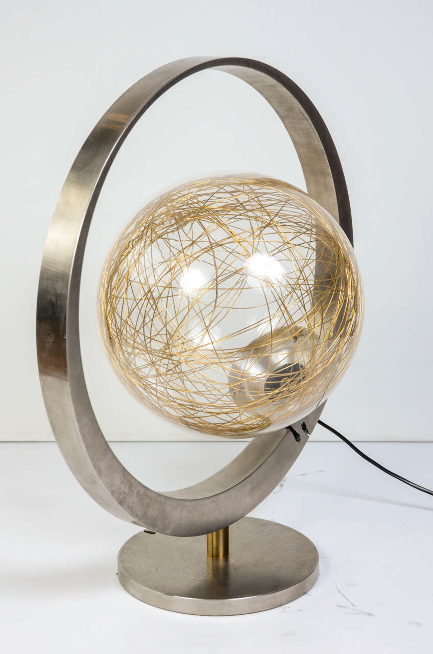 Contemporary Saturn Lamp by Hisle