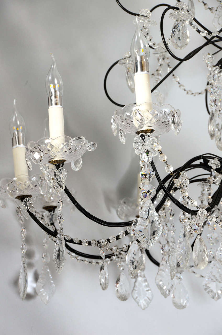 French Crystal Chandelier For Sale