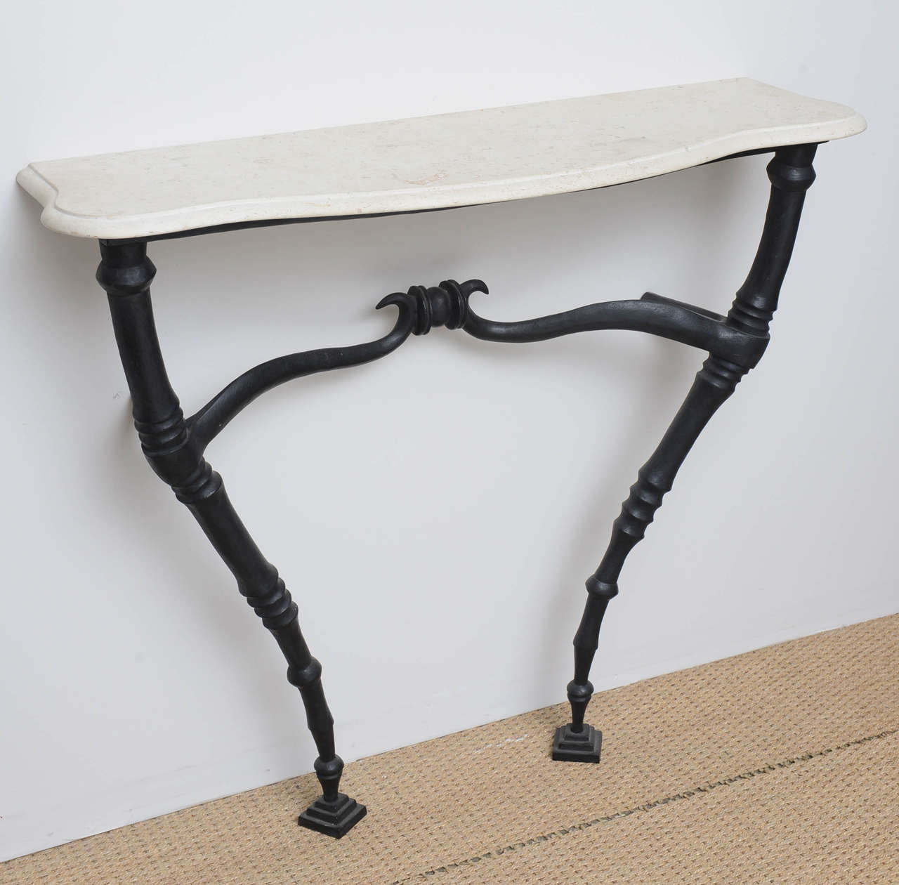 Other Bronze and Marble Sculptural Console by Manuela Zervudachi For Sale