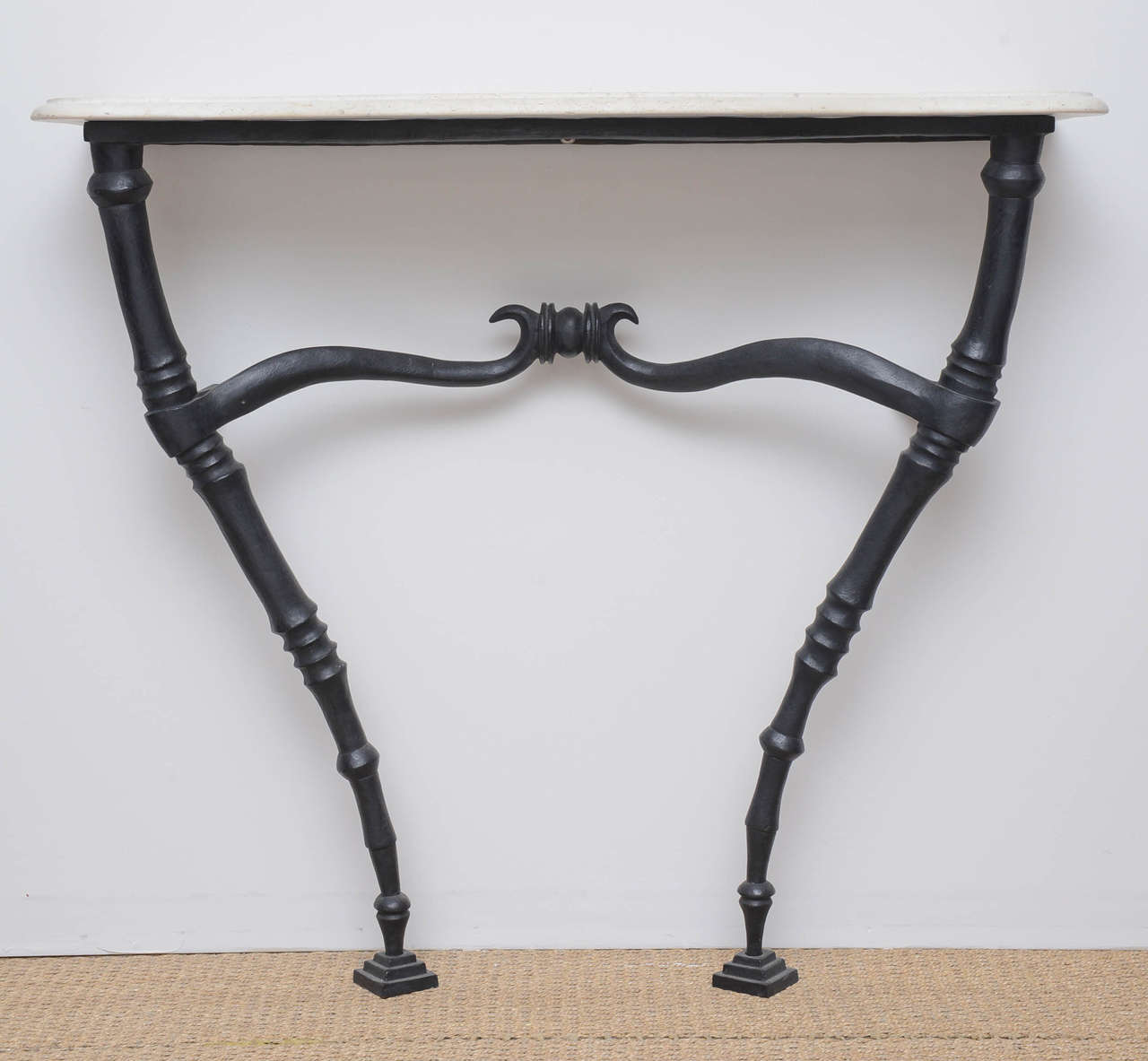 Bronze and Marble Sculptural Console by Manuela Zervudachi For Sale 4