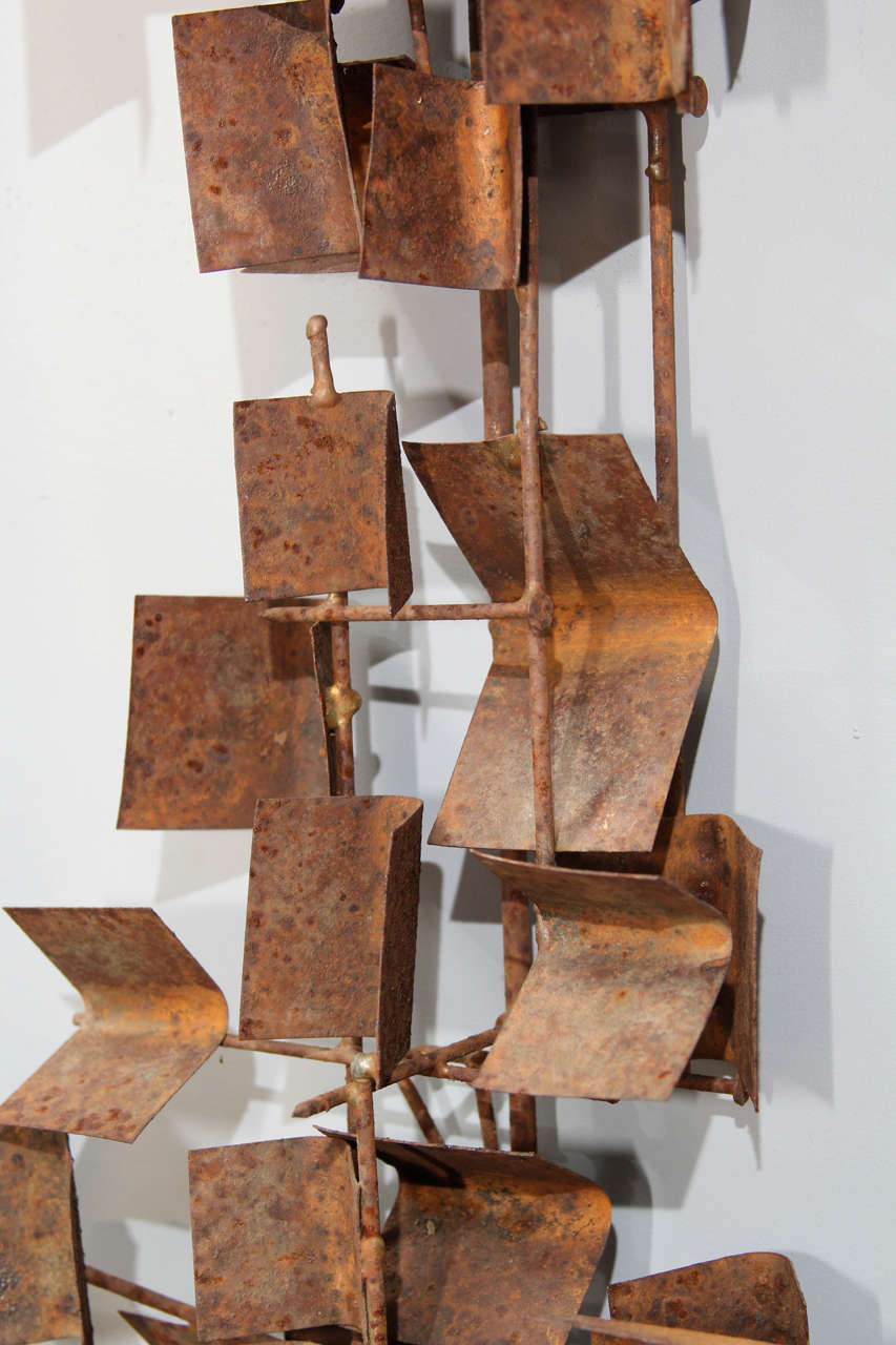 Rusted Wall Sculpture For Sale 3