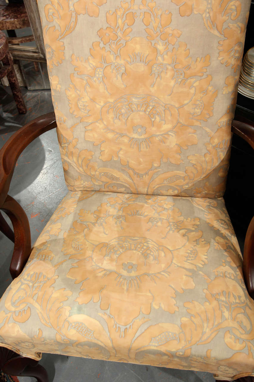 Pair of Fortuny Armchairs In Good Condition In Seattle, WA