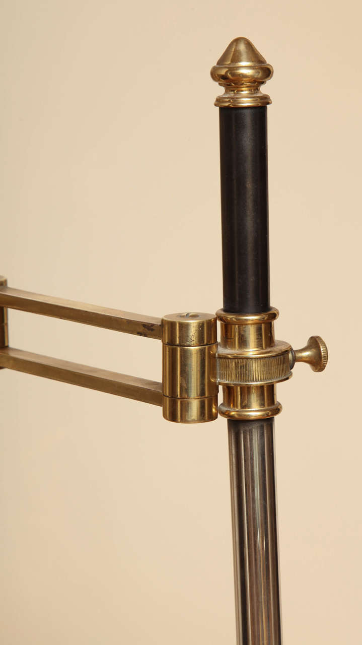 Bronze and Steel Standing Lamp 1