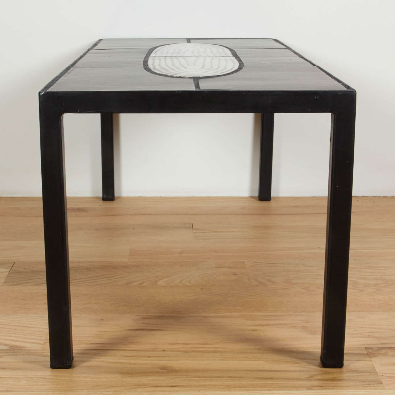 French Contemporary Ceramic Coffee Table For Sale at 1stDibs french