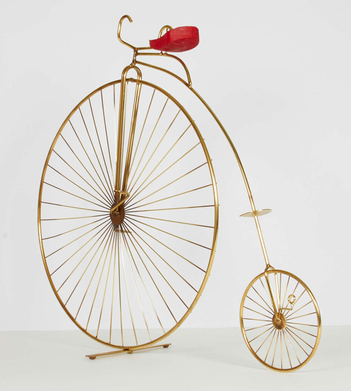 American Curtis Jere Bicycle Tabletop or Wall Sculpture