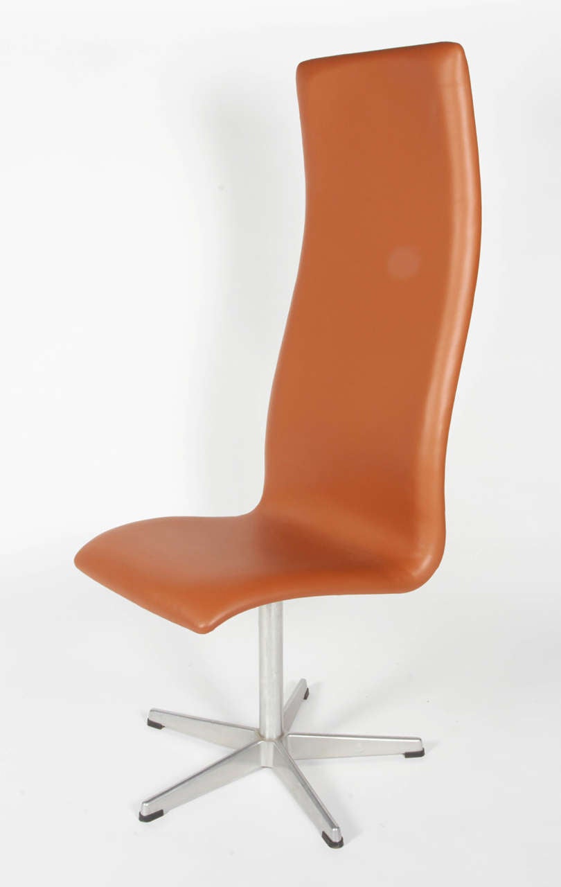 Mid-Century Modern Six Model 3272 Oxford Chairs by Arne Jacobsen for Fritz Hansen, Denmark, 1960s