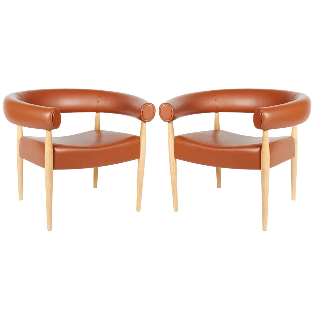 Pair of Nanna Ditzel Ring Chairs