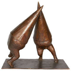 Bronze Sculpture "Paradox" by Kelu Moseholm, Denmark