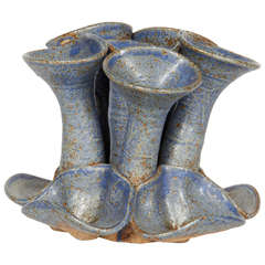 Retro Striking Danish Organic Stoneware Form