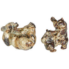 Stoneware Bears by Knud Kyhn for Royal Copenhagen 1