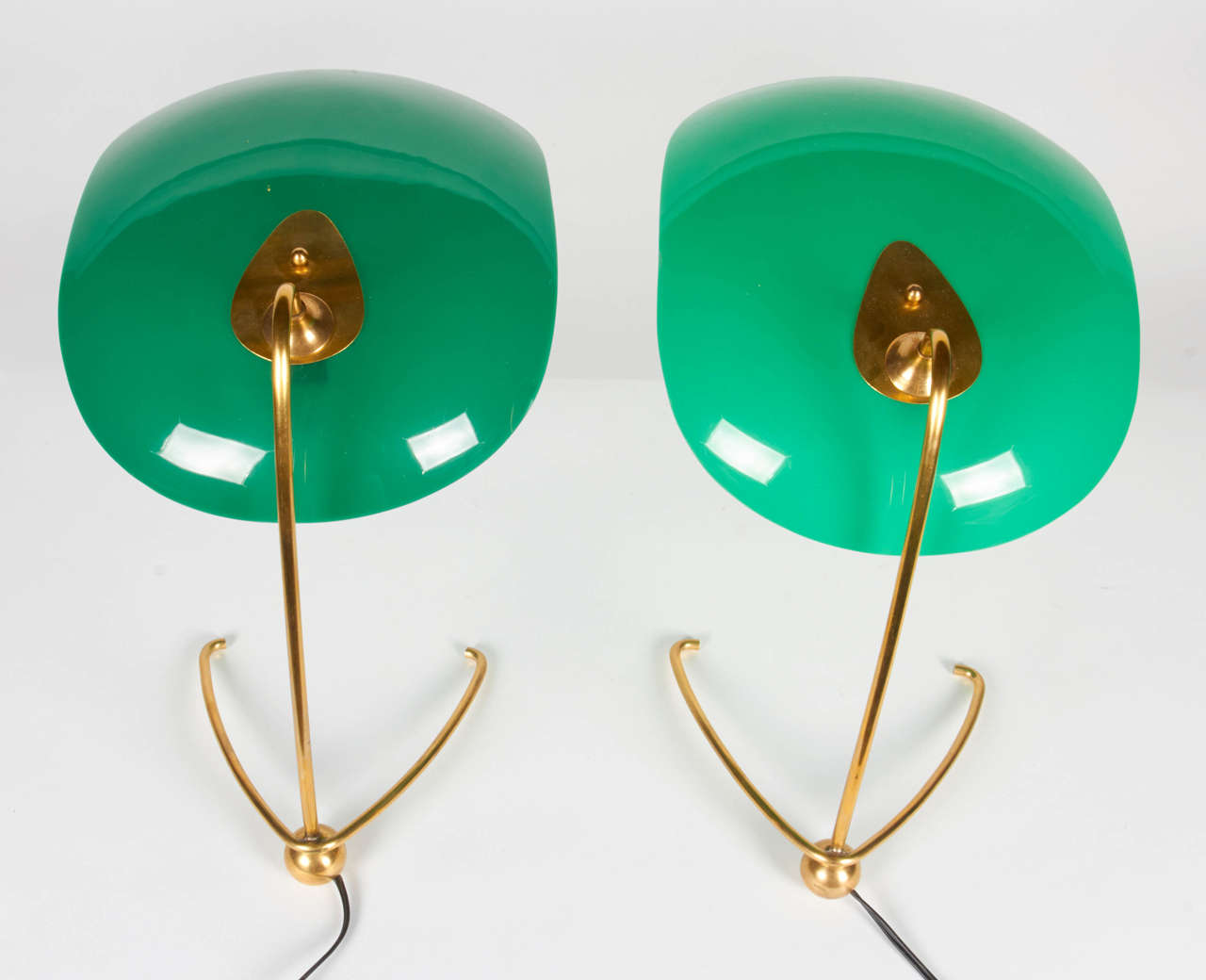 Unique Pair of Mid-Century Italian Table Lamps In Excellent Condition In New York, NY