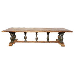 17th Century Style French Monastery Table 3