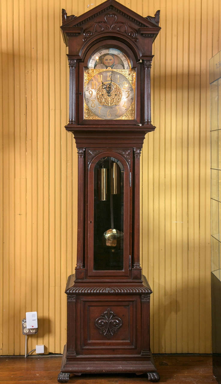 tiffany grandfather clock for sale