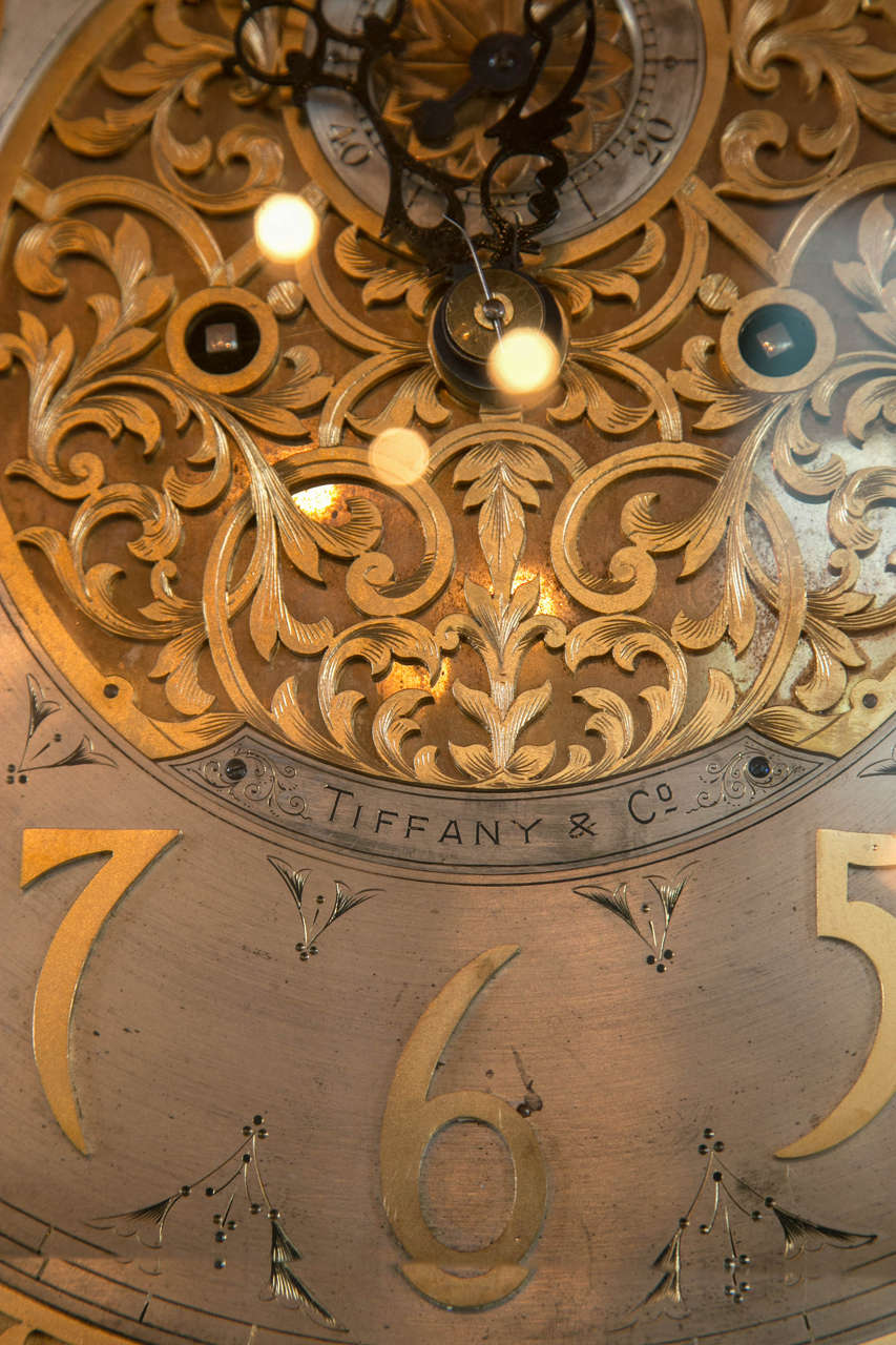 tiffany grandfather clock value