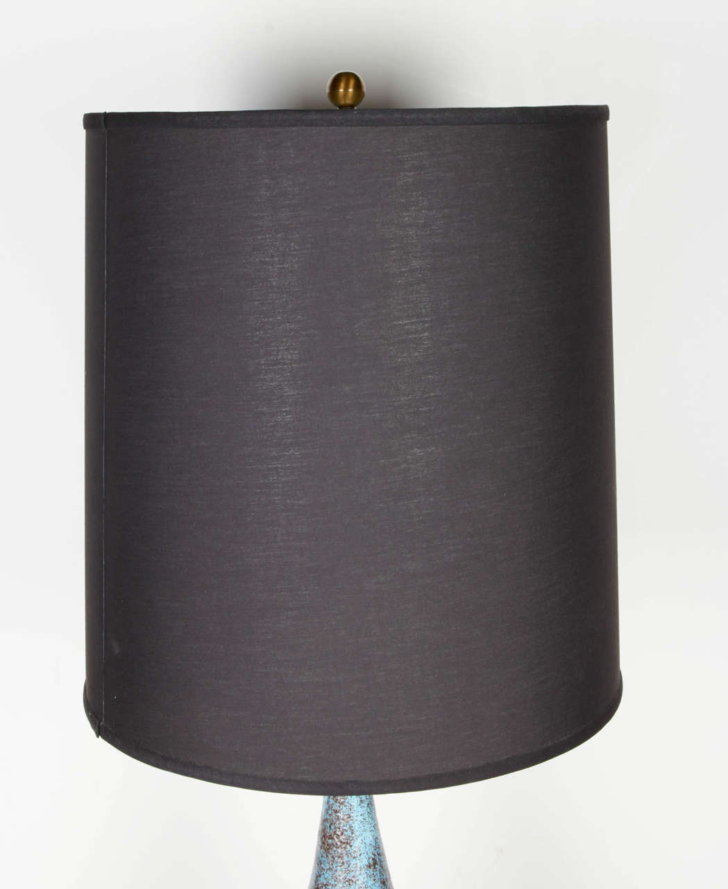 Danish MidCentury Modern Pottery Lamp with Sculptural Form at 1stDibs