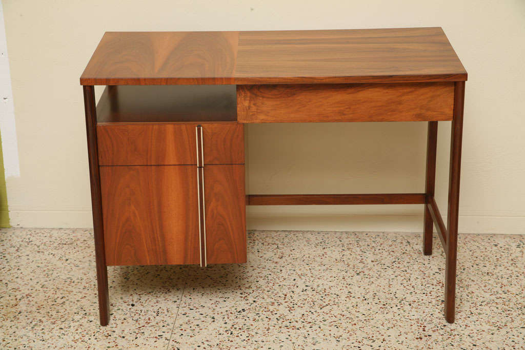 Uber Smart Modern Walnut Desk by Widdicomb