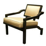 Mid-Century Modern Black Chair