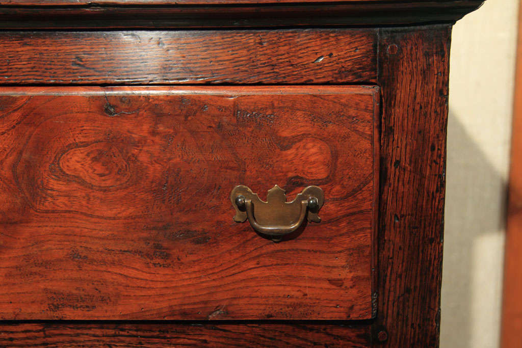 19th Century English Dresser on Turned Legs For Sale