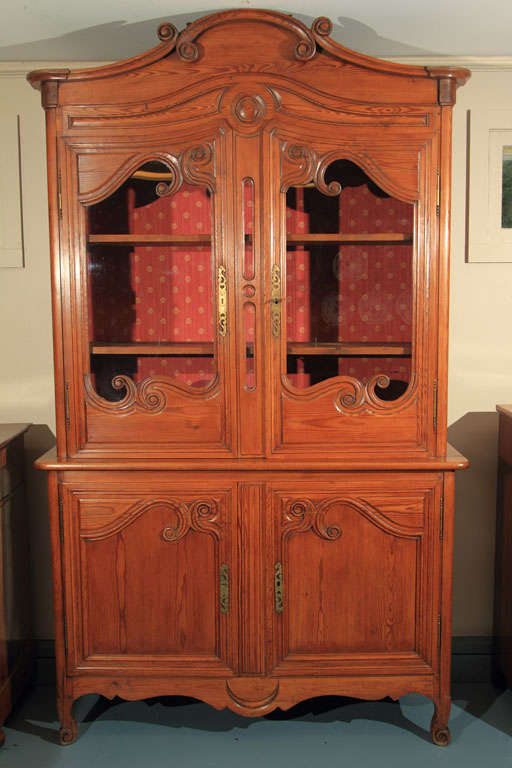 Louis Philippe French Pine Buffet a Deux Corps