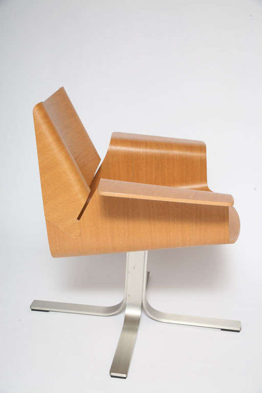 Bent Plywood Swivel Lounge Chairs 2