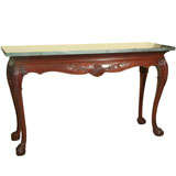 Console  with  Marble  Top