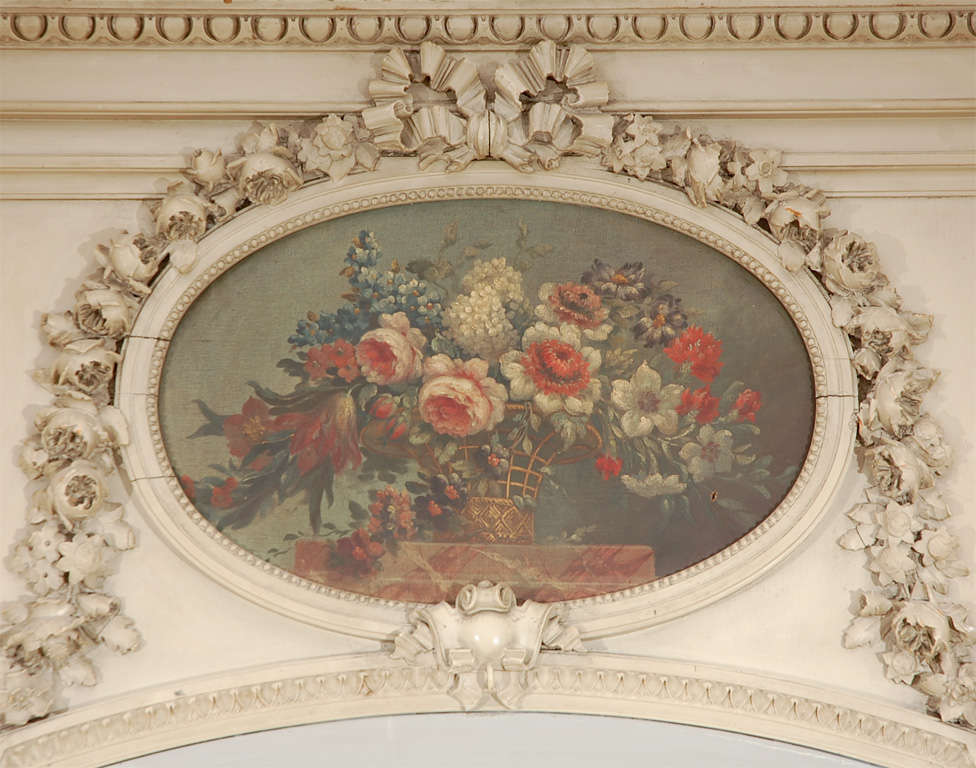 19th French Trumeau Mirror