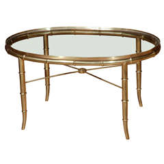 Mastercraft Brass Coffee Table