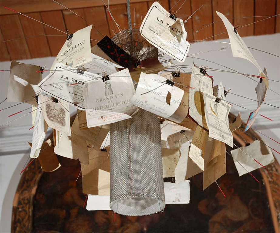 Ingo Maurer paper chandelier, Provenance: Bastide.