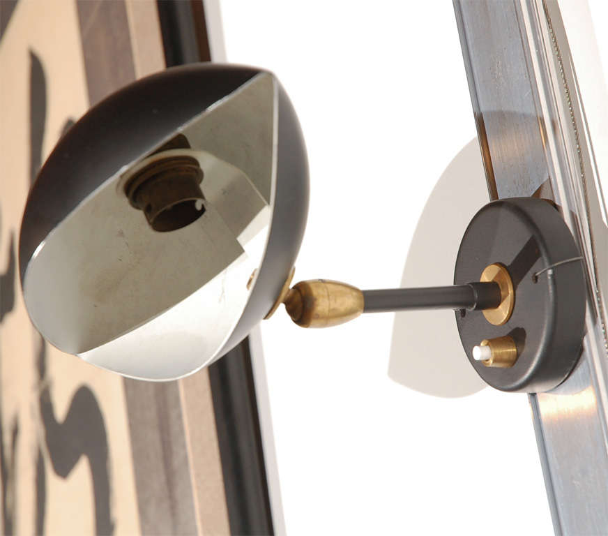 Pair of Serge Mouille Single-Light Sconces In Good Condition In Los Angeles, CA