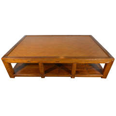 Antique Elm Day Bed as Coffee Table