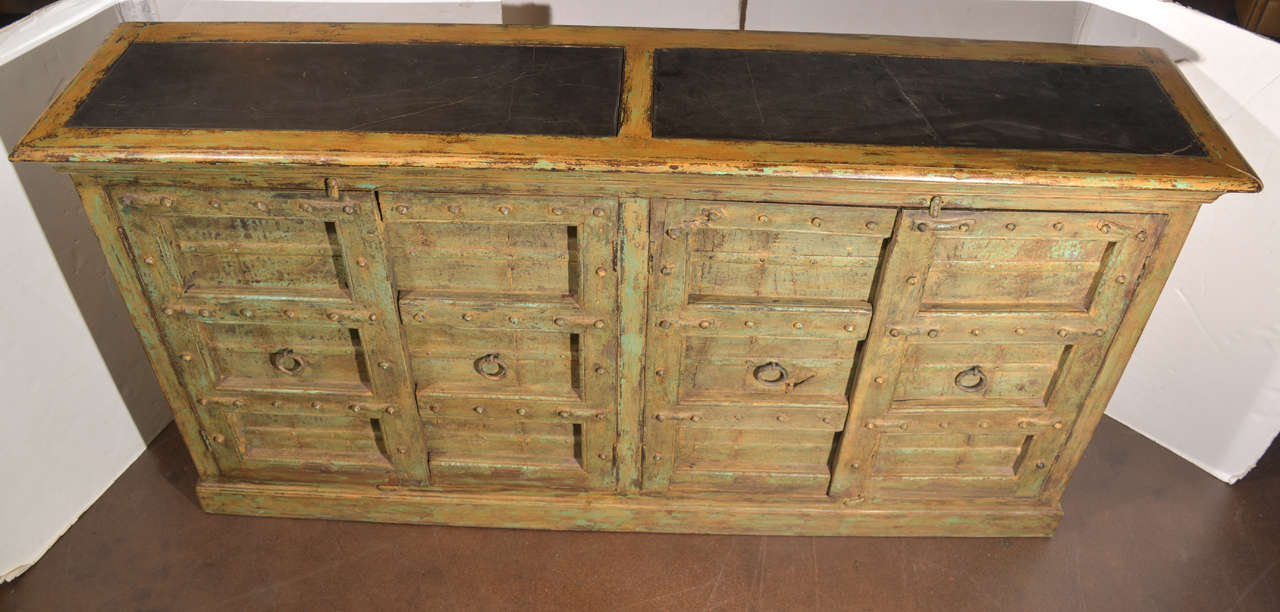 Large Server Made from Antique Reclaimed Doors