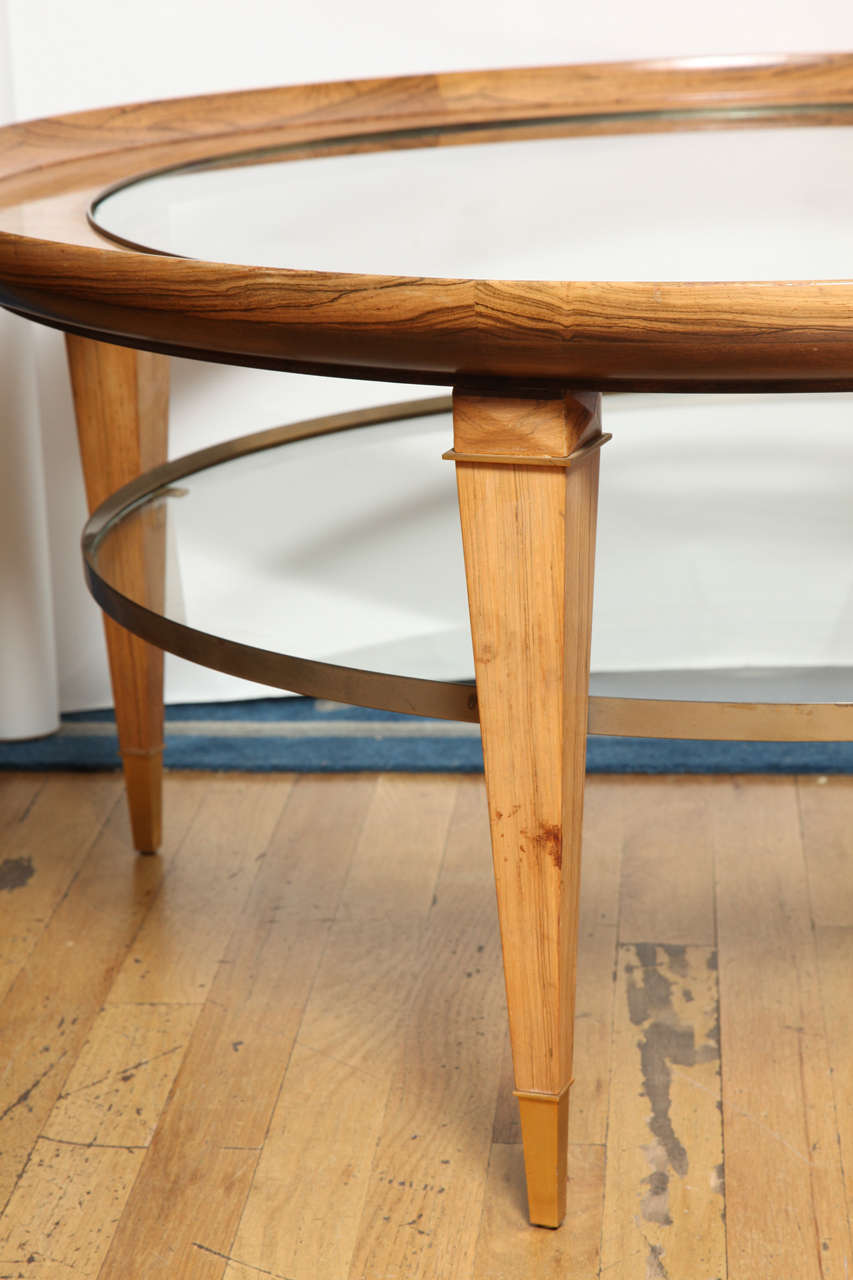 two tier round coffee table