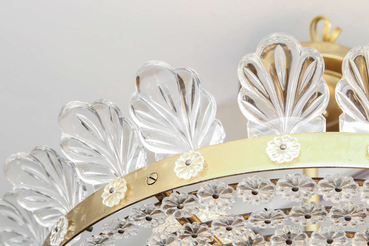American A Bagues Style Flush-Mount Ceiling Fixture