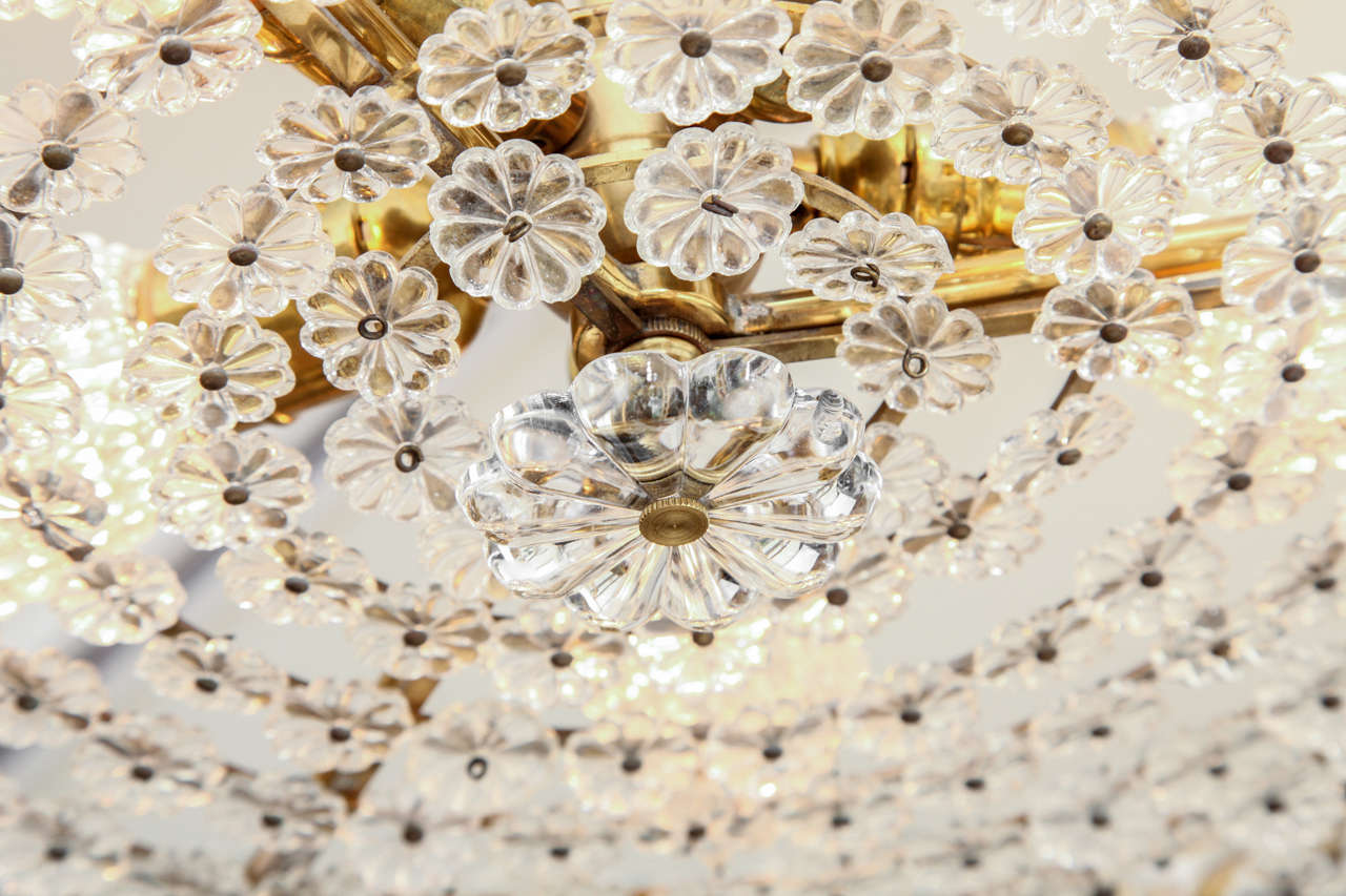 Contemporary A Bagues Style Flush-Mount Ceiling Fixture