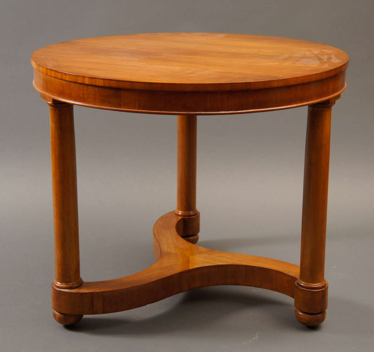 Empire-style fruitwood side table.

PICK UP LOCATION:
NAGA NORTH INC
536 Warren Street
Hudson, NY 12534
518-828-8585
naganorth@gmail.com
