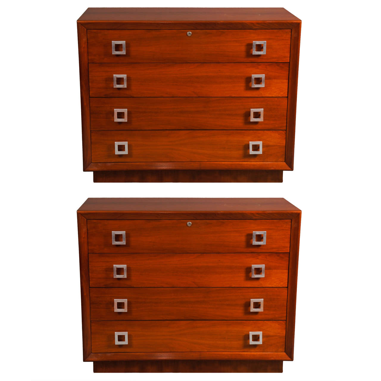 Pair of American Chest of Drawers