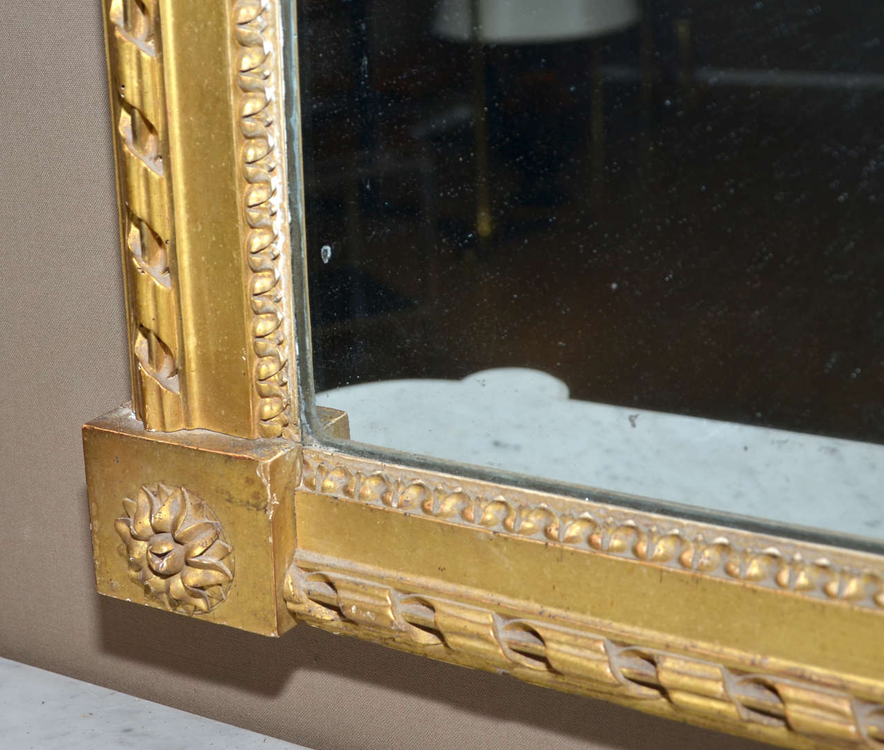 Beautiful Louis XVI Period Mirror For Sale 1