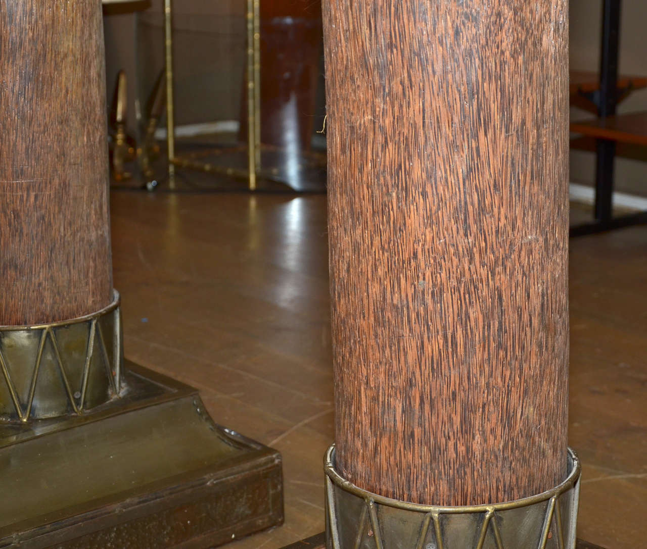 Beautiful Series of Palm Tree Columns in the Art Deco Style 1