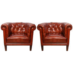 Pair of Chesterfield Chairs