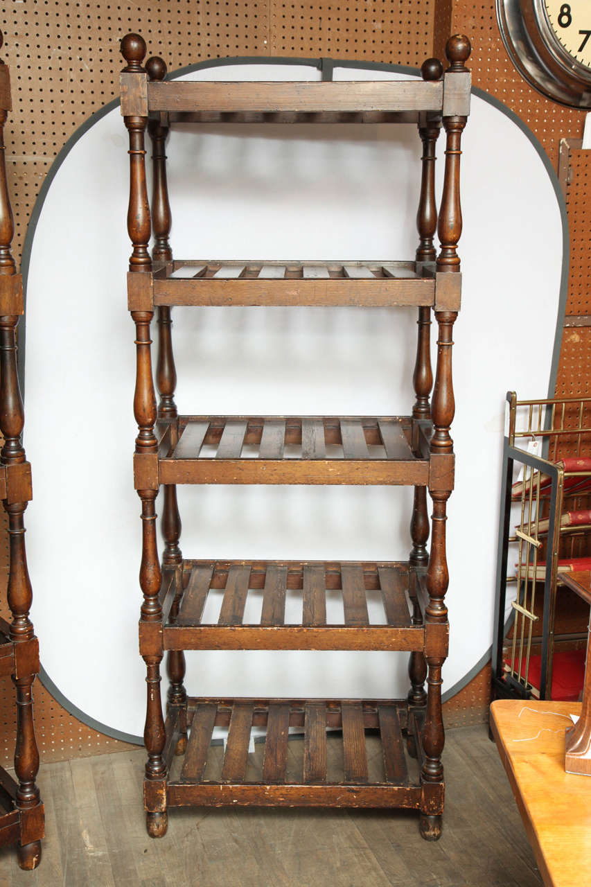 Pair of Deed Racks with Faux Graining