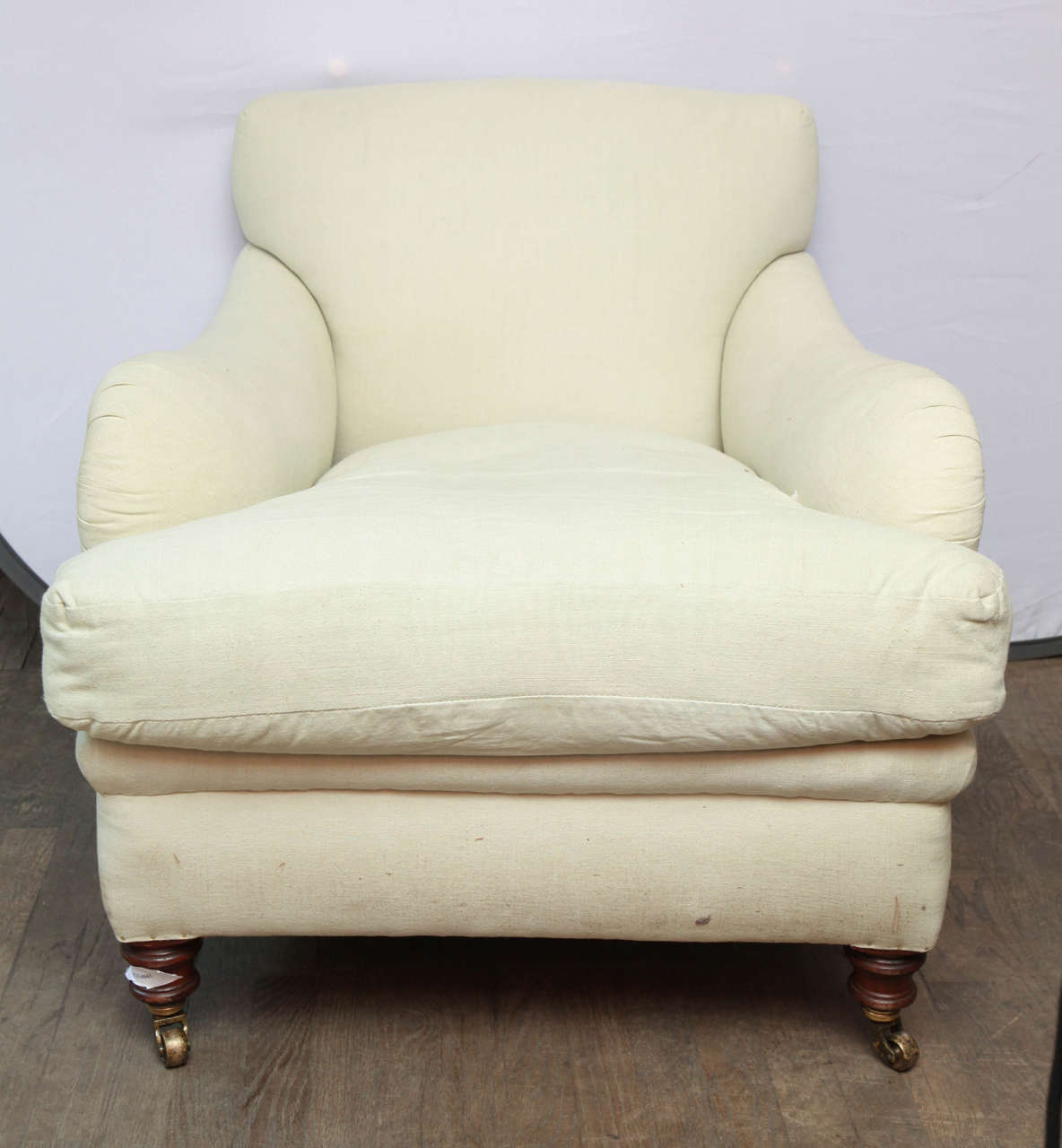20th Century Pair of Howard Style Armchairs