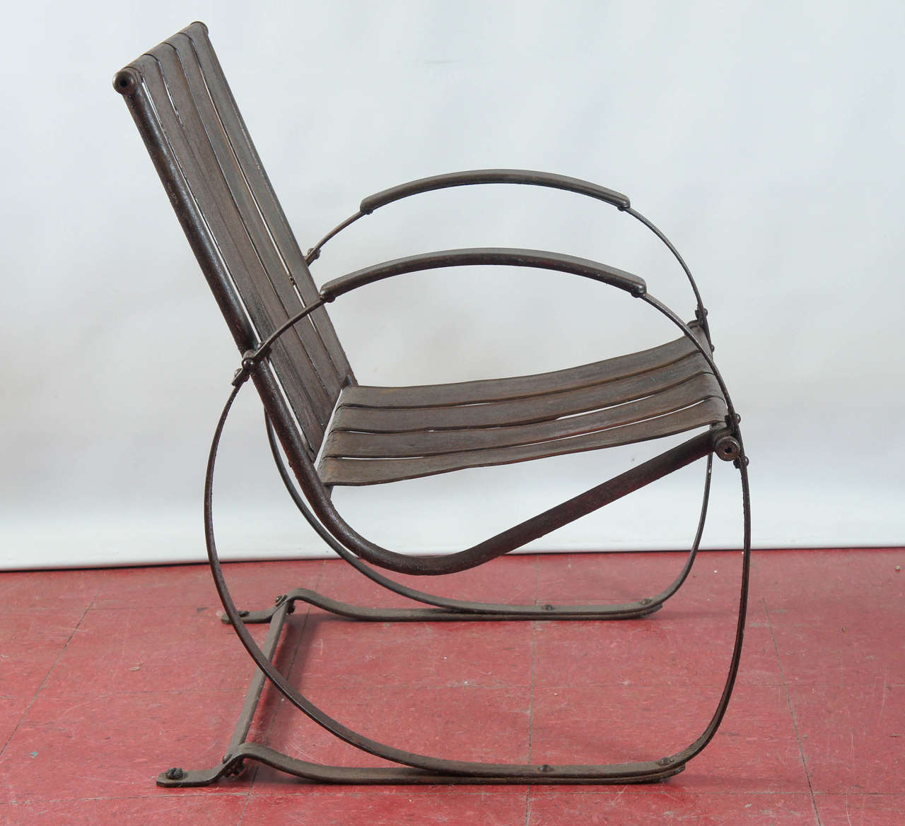 Other Slatted Iron Garden Chair