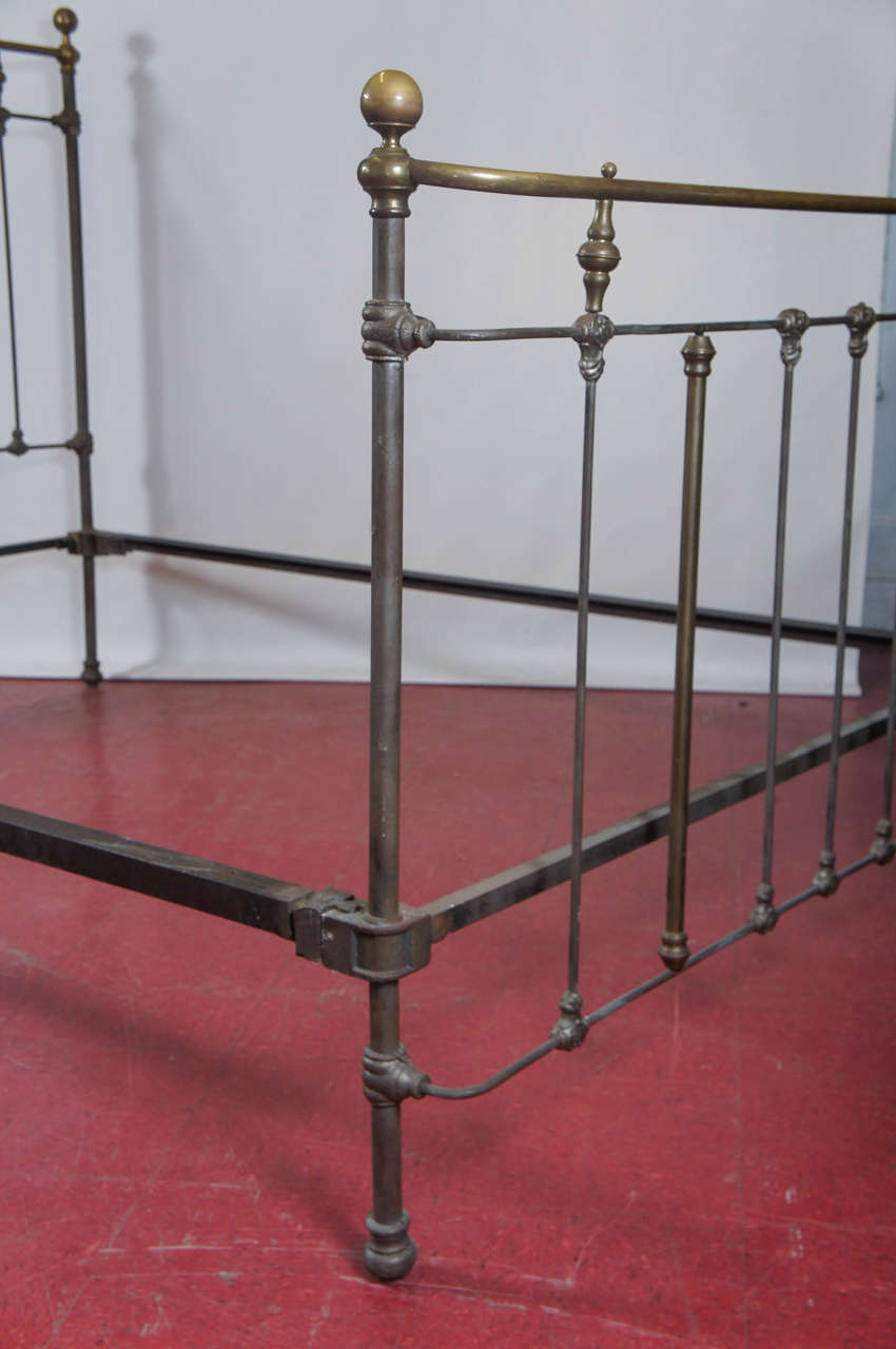 American Brass and Iron Metal Queen Bed