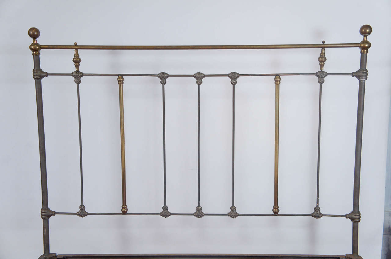 Brass and Iron Metal Queen Bed 2